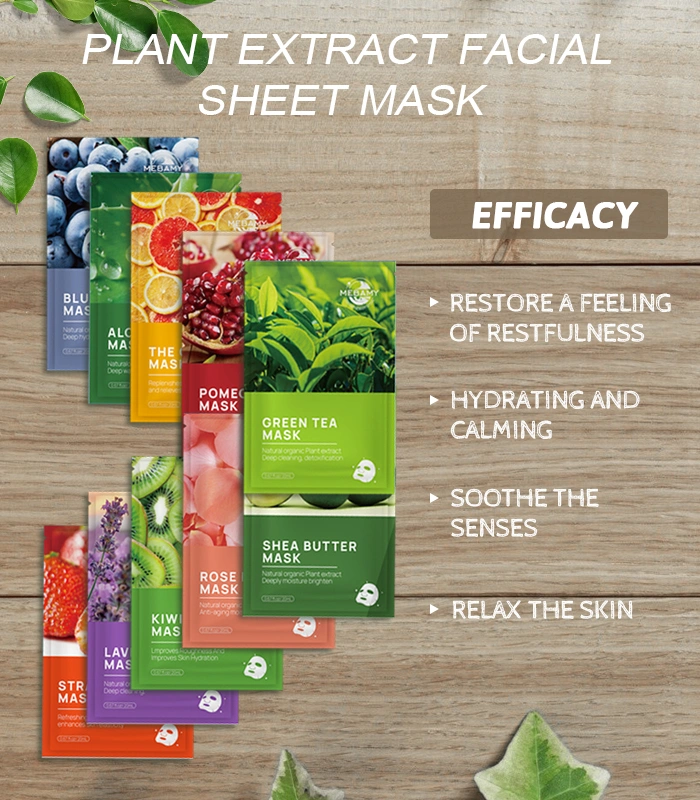 Wholesale Silk Facial Mask 10 Sheets Set for Skin Beauty Facial Sheet Mask