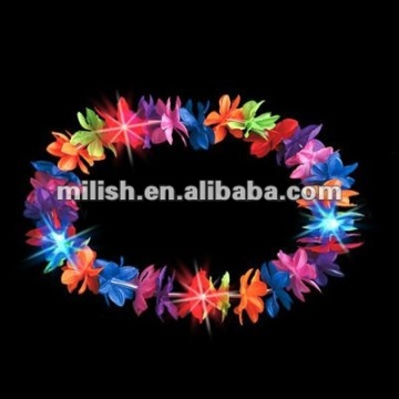 LED multicoloured hawaii lei /hawaii necklace/hawaii garland HAWAII-0050