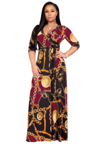 New Maxi Casual Dresses Women Plus Size Dresses