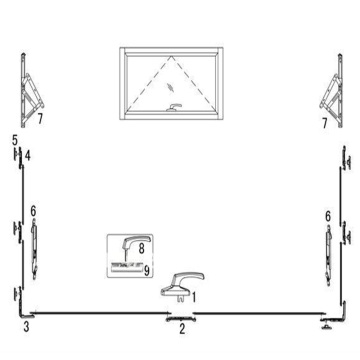 Curtain Wall Multi Locking Pin