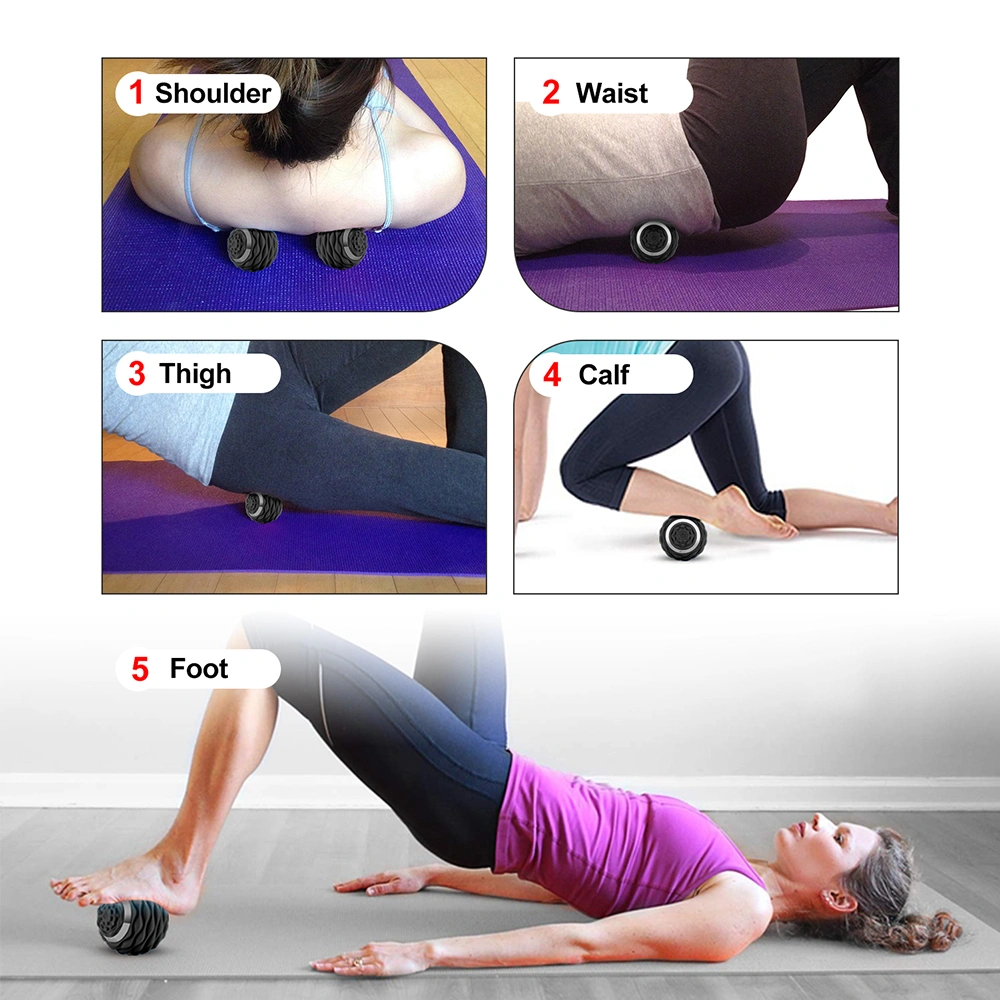 Yoga Hand Peanut Cold Foot Vibrating Therapy Roller Massage Ball