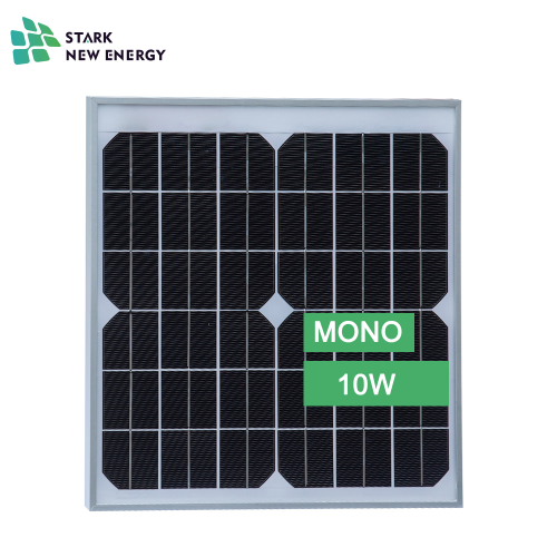 12v mono 10w zonnepaneel voor batterijlading