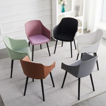 Plastic Multicolor Square Basin Chair