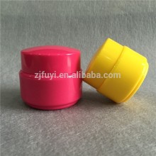 Luxury colourful acrylic cream jar