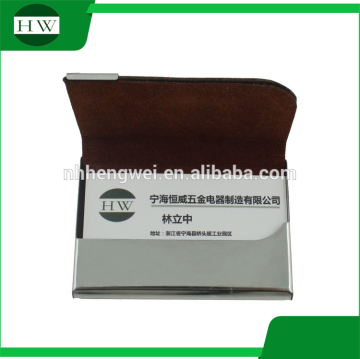 Plastic cardcase, leather business card holder