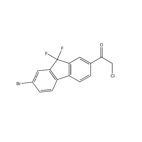 1-(7-broMo-9,9-difluoro-9H-fluoren-2-yl)-2-chloro-Ethanone CAS 1378387-81-5
