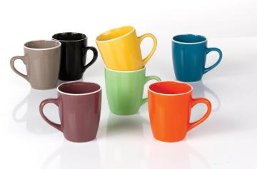 Ceramic color glazed mug 12oz coffee cup