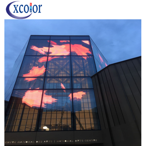 Giant Digital Transparent Decorative LED Video Panel