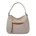 Large Slouchy Hobo Weekend Bag Women Beige