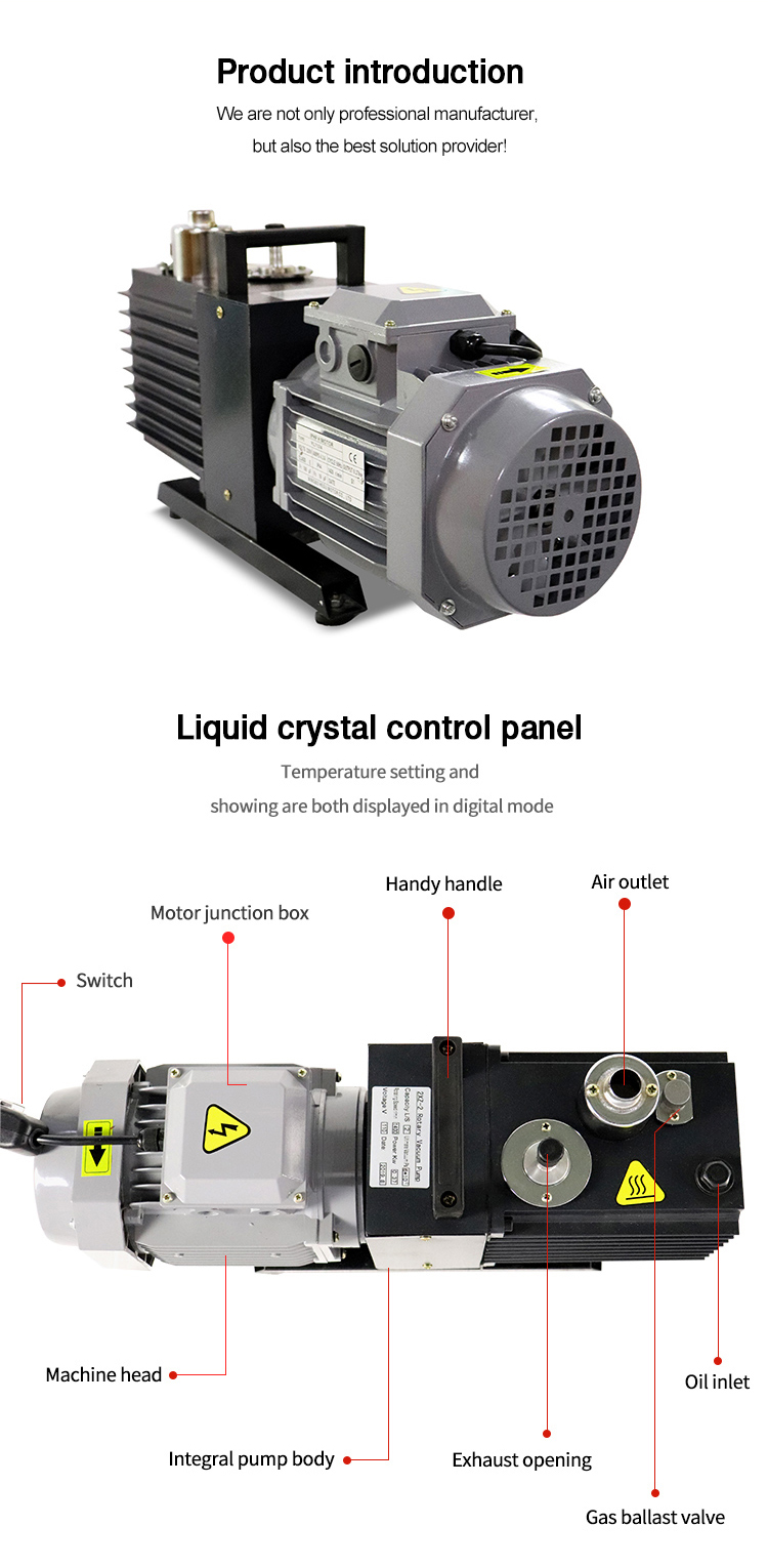 Vacuum Pump Oil Top Sale Rotary Vane Vacuum Pump