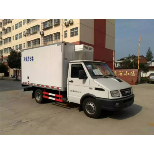 Iveco 3310mm ฐานล้อรถตู้ตู้เย็นขนส่งรถ