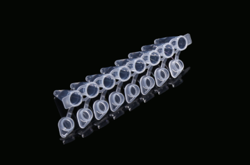PCR 8-strip Tubes with Individual Caps Attached