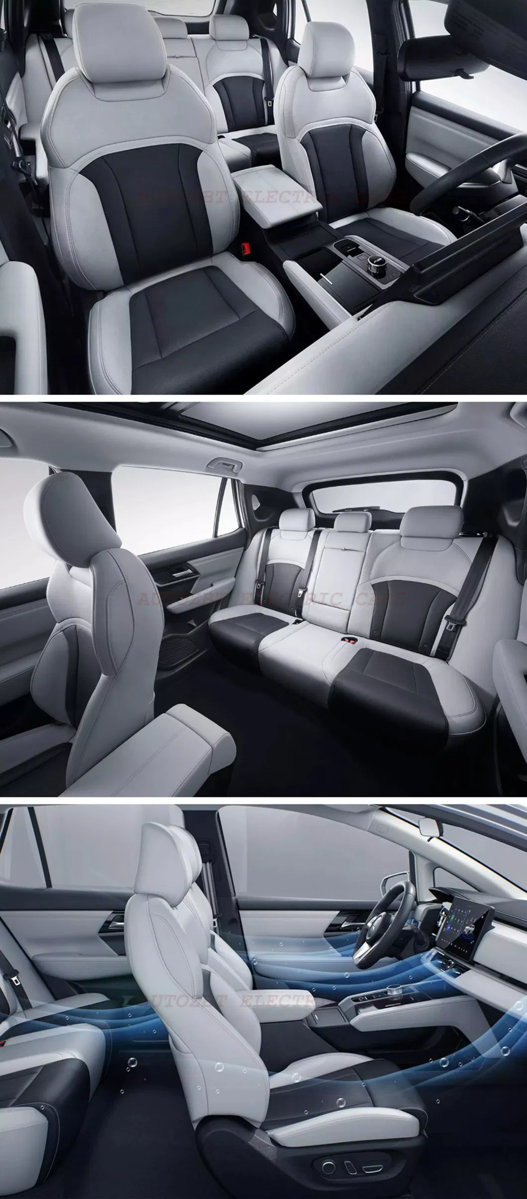 Made in China 510km Long Range Airtrek SUV EV 2 Wheel Drive Pure Electric Smart Motor Auto Car with Ar Live Navigation