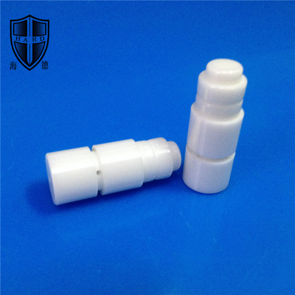 abrasive alundum 99 alumina ceramic step nozzle shaft