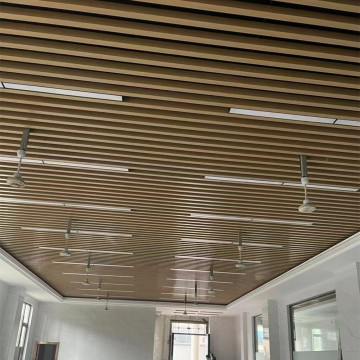 Aluminum integrated steel ceiling