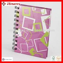 high quality wire-o hardcover notebook