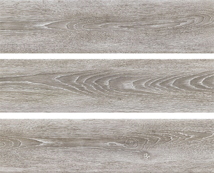 Bangladesh Restaurant Anti-Microbial Grey Wood Grain Floor Tile