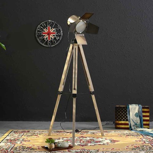 LEDER Decorative Wooden Floor Light