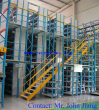 Q235B Steel Shelving Rack Supported Storage Mezzanine System