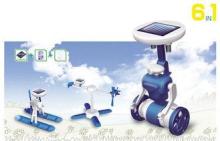 Educational Solar Robots 6 In 1 , DIY Robot Kit For Kid Pre