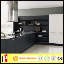 wood veneer door skin kitchen cabient with kitchen accessories wooden shelf