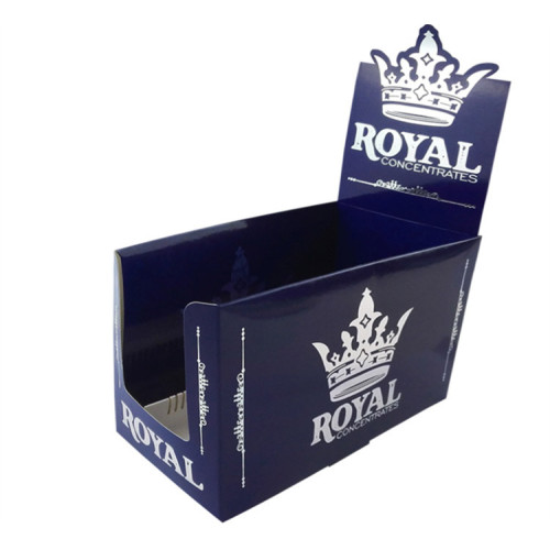 High quality blue display paper box for pencil