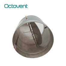 Air Duct Round Back Draft Gravity Damper for HVAC Systems: Parts and Components