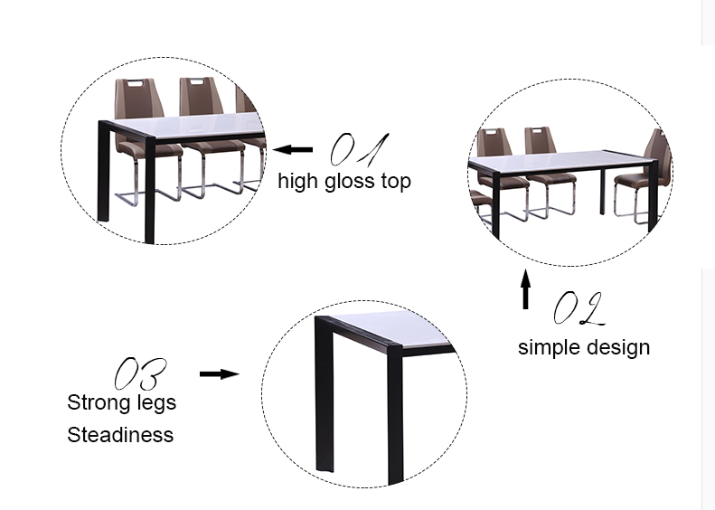 Free Sample Octagon Mirror Extendable Expanding Parts Dolphin Mirrored Base Marble Dining Room Table