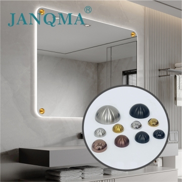 Semi-Spherical mirror screws Advertising Nails