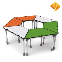 Hexagon Triangle Trapezoid Mobile Activity Desk