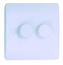 2Gang 1Way 250W Dimmer Switch
