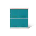 36 &quot;Low Office Story Storage Locker 4 Porta