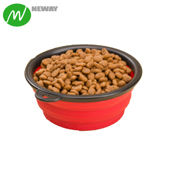 Collapsible Pet Dog Silicone Bowl Feeder