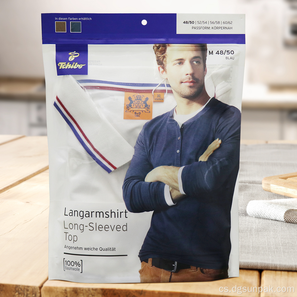 Pánské spodní prádlo Ponožky Košile laminovaná Packaging Bag