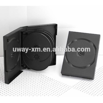 33mm black DVD Case/dvd box for 10 discs