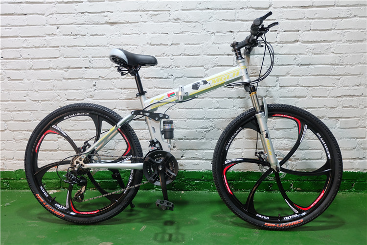 Bicycle 26 inch 21 speed high-carbon steel sports bicycle folding mountain bike foldable bicycle