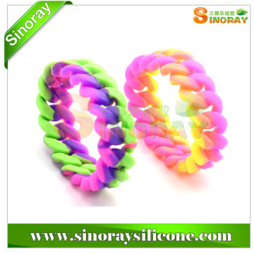 Tie Dye Dilicone Rubber Wristband