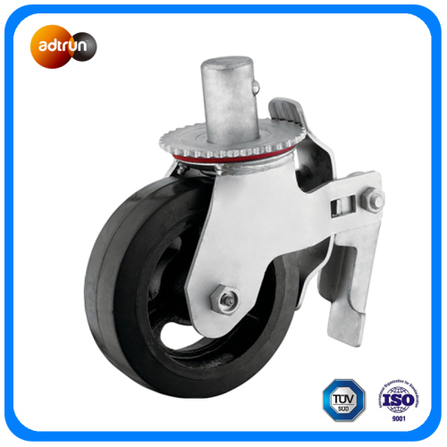 Steel Core Rubber Swivel Caster Wheel
