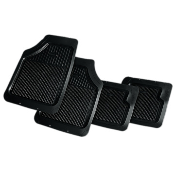 Black color full set pvc car mat