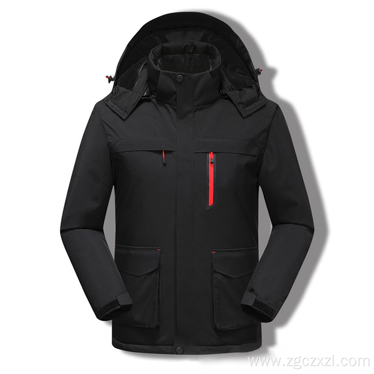 Winter Couple USB Charging Outdoor Heating Cotton Jacket