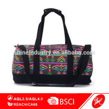 wholesale female ethnic vintage style hand bag canvas duffle bag