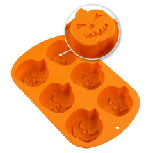 Halloween Theme Silicone Molds for Biscuits, Cookies, and Cakes