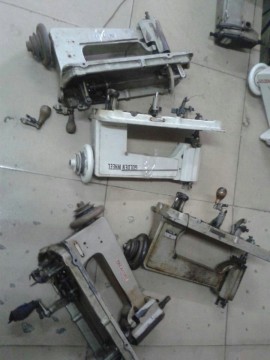 USED TREASURE BRAND ES1114-1 SINGLE NEEDLE HANDLE OPERATION EMBROIDRY MACHINE