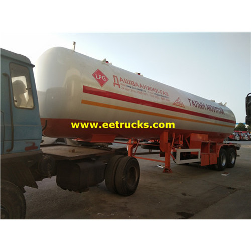 Remorques de transport de gaz propane 48cbm 20MT