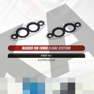 Washer for turbo flange system