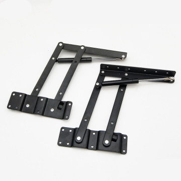 2Pcs Heavy duty table lift Up top folding Spring support hinge lifting frame For Coffee Tea Table Furniture Mechanism Hardware