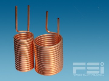 Coiling Copper Tubing Heater Exchanger