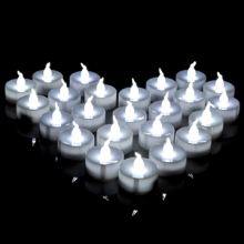 Nonflammable battery operated LED tealight candle