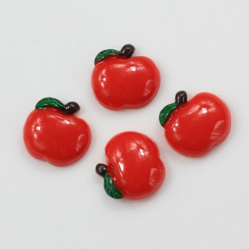 Fornitura di produzione Mini Red Fruit Flatback Resin Cabochon 100 pezzi per decorazioni artigianali fai da te Perline Slime Kids Phone Shell Ornaments