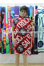 Printed wash microfiber bathrobe